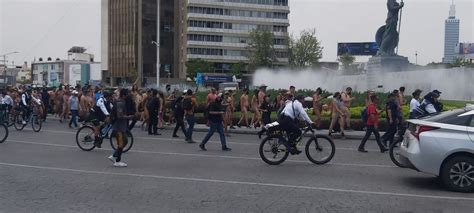 As Fue La Primera Marcha Al Desnudo En Guadalajara Para Promover La