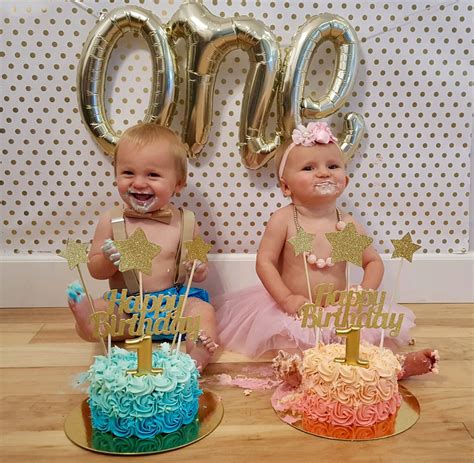 Twins Baby Birthday Images Obabiesowe