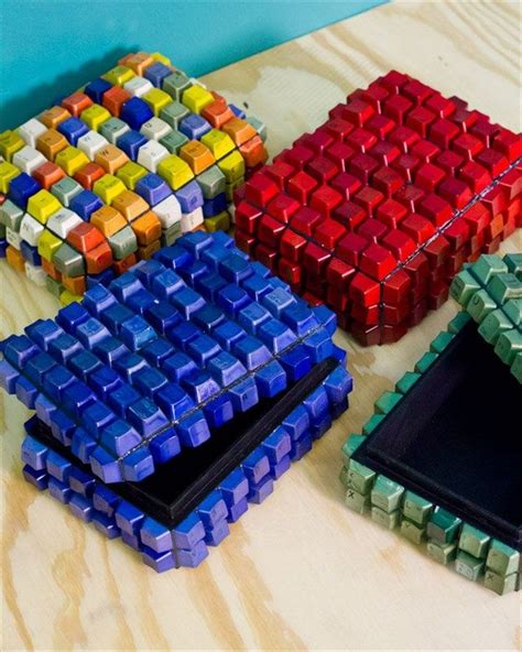 Keyboard Recycled Art Boxes 22 Upcycled Keyboard Keys Ideas Diy To