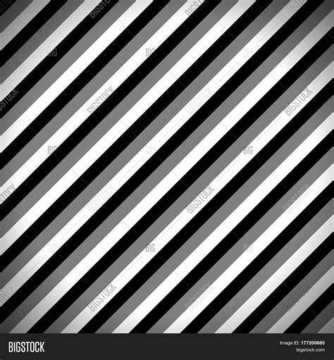 Striped Pattern With Black Dark Grey And White Stripes Abstract