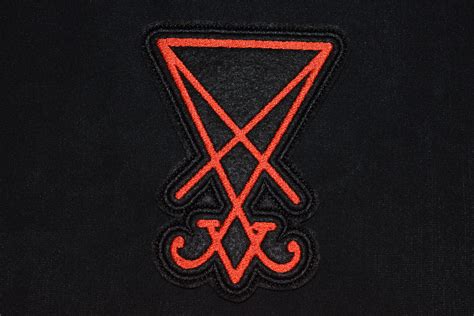 Seal Of Lucifer Luciferian Satan Patch Jacket Sew Merch Bb Etsy