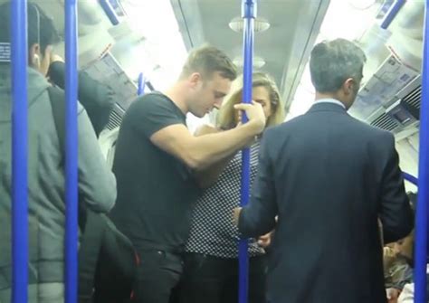 Onlookers React To A Woman Groped On Tube In Social Experiment Life Life And Style Uk