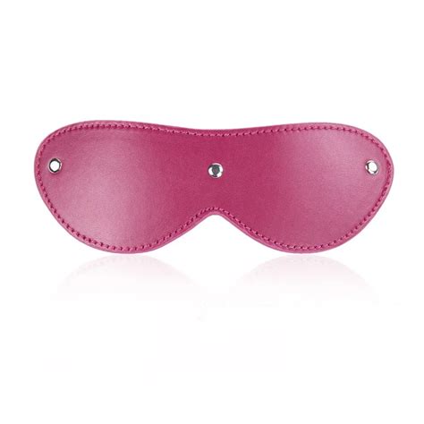 Cheap Leather Blindfold Sexy Eye Mask Patch Bondage Masque Mask Sex Aid Party Fun Flirt Sex Toys
