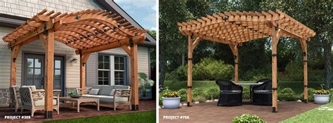 Project Plans - Curved Rafter Appeal Pergolas with Curves