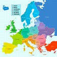 Europakarte: 47 Länder in Europa – mit kostenloser Karte