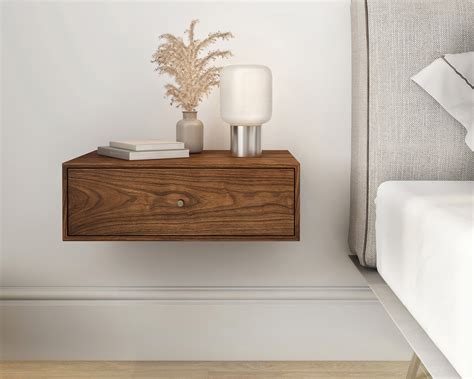 Modern Floating Bedside Table 10 Super Chic Floating Bedside Table