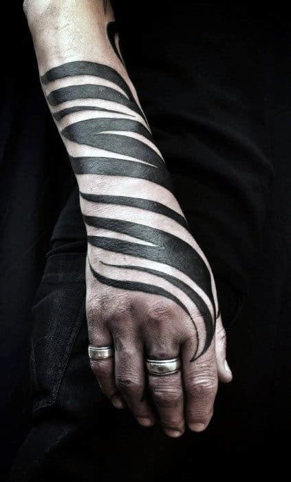zebra tattoos  men safari striped design ideas