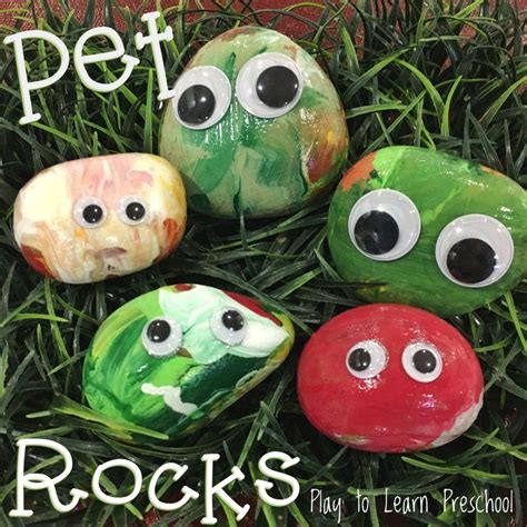 Pet Rocks Preschool Art Activities Preschool Art Projects Preschool Art