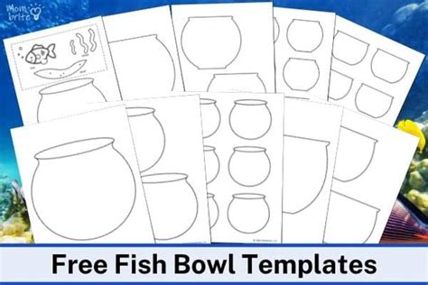Free Printable Fish Bowl Templates Mombrite