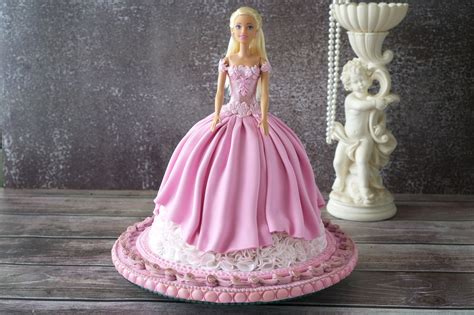 How To Make Barbie Doll Cake Princess Doll Cake Tutorial