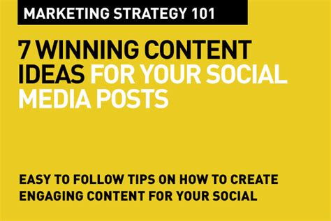 7 Winning Content Ideas For Your Social Media Posts Digital Marketing