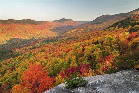 Fall Colors View From Mount Sugarloaf New Hampshire Photograph By