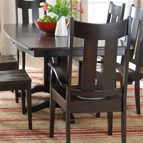 The big challenge that is posed for amish dining room tables is to accommodate enough seating for the a family, while also retaining an ability to grow in size to allow for enough seating space to accommodate a family. Daniel's Amish Millsdale Solid Wood Double Pedestal Dining ...