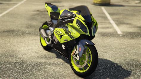Yellow Racing Livery For Bmw S1000rr Gta5