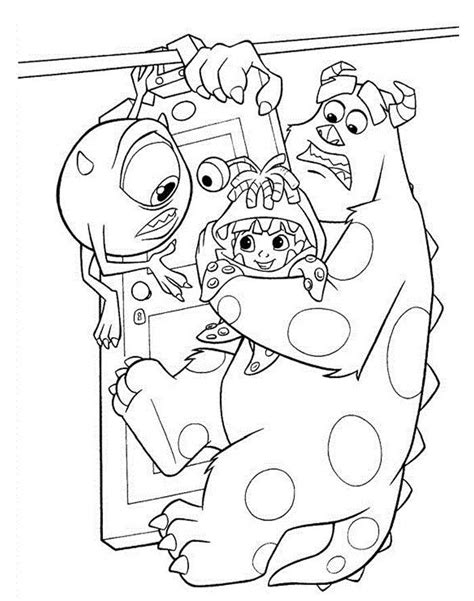 Monsters Inc Printable Coloring Pages Customize And Print