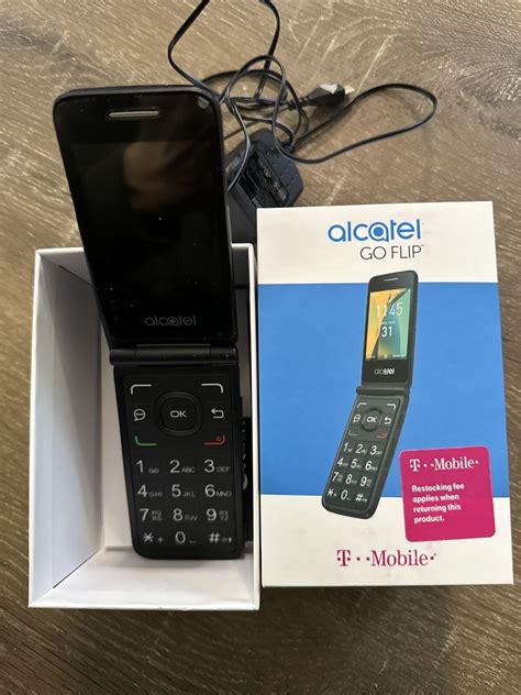 Alcatel Go Flip 4gb 4044w Blue T Mobile Ebay