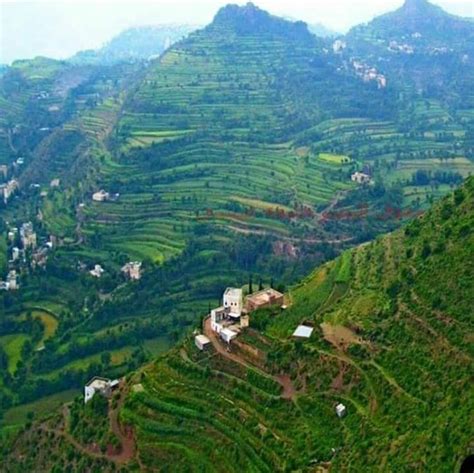 Yemen Mountains Landscape Natural Landmarks Nature Travel Cities