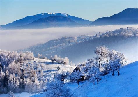Winter In Romania Scenic Winter Beauty Scenic Beauty