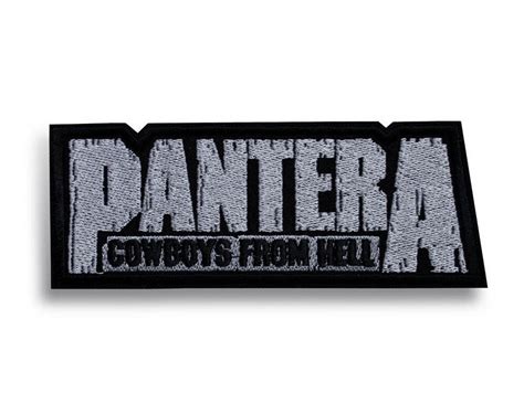 Pantera Cowboys From Hell Embroidered Sew On Patch Cfh American Groove
