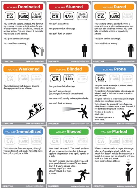 Maybe you would like to learn more about one of these? Weem's 4e Condition Cards - Weem