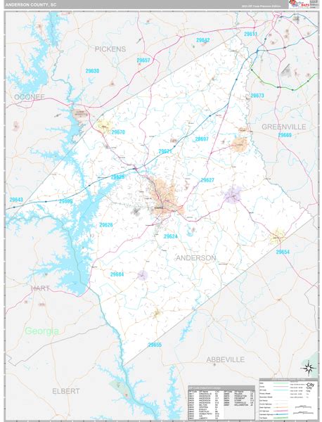 Anderson County Sc Maps