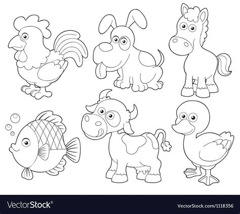 Coloring Book Animals Printable Coloring Easy For Kids