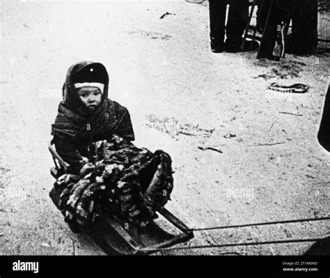 Russian Civilians In The Second World War A Small Child Wrapped Up