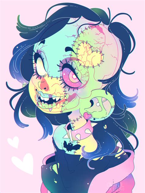 Candy Gore Pastel Goth Art Character Art Character Design Kawaii