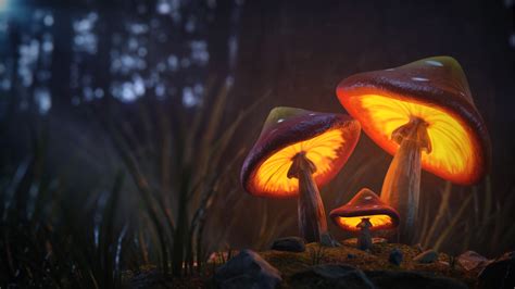 Artstation Magical Mushroom Forest Blender