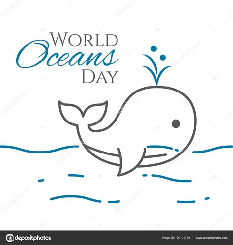 Baixar oceanos pdf / epub gratis. Bandeira de dia mundial oceanos com giro natação baleia ...