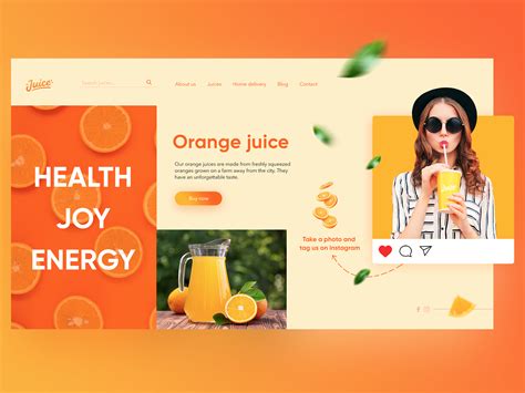 Orange Juice Concept N2 By Ana Miskarian On Dribbble