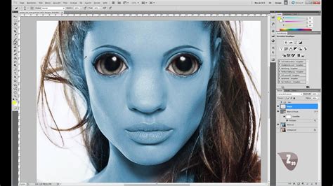 Navi Avatar Erstellen Teil 24 Photoshop Tutorial Youtube