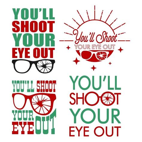 you ll shoot your eye out svg vector design apex