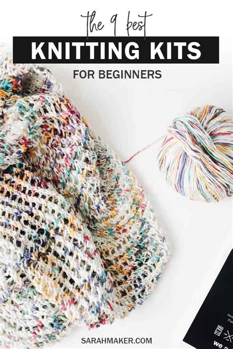 Sweater Knitting Pattern Modern Knitting Kit With Yarn Ladies Jumper