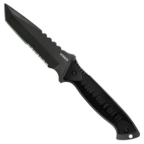 Gerber 31 000560 Warrant Tanto Serrated Edge Fixed Blade Knife