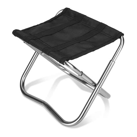 Mgaxyff Mini Portable Chairportable Folding Stool Aluminum Alloy