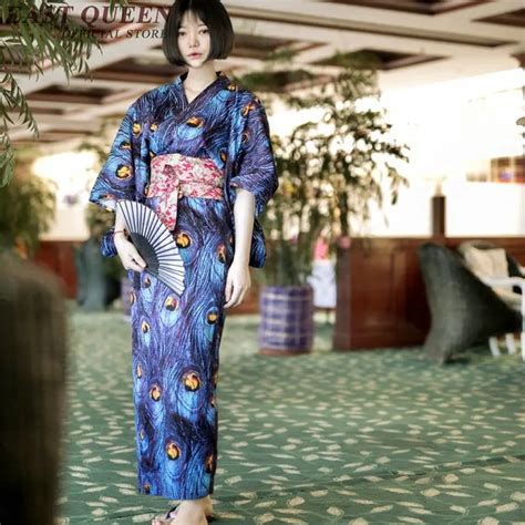japanese kimono traditional geisha yukata japanese dress cosplay haori obi female women komono