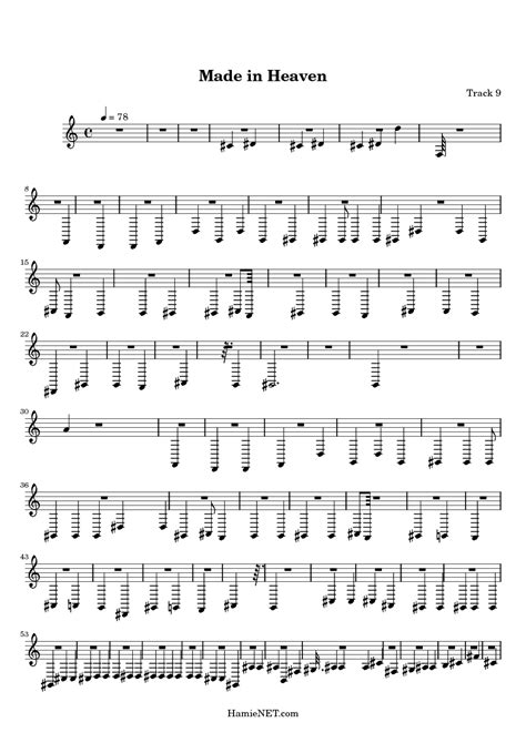 Made In Heaven Sheet Music Made In Heaven Score