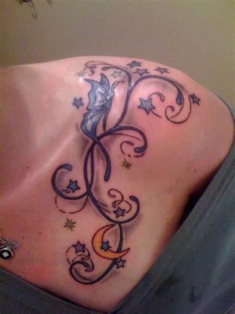 16 Best Stars And Moon Best Tattoo Images On Pinterest