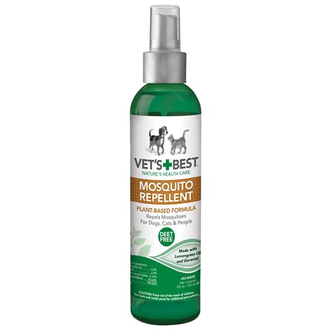 Rosemary, peppermint, mint, and thyme. Vet's Best Mosquito Repellent Spray for Dogs & Cats | Petco