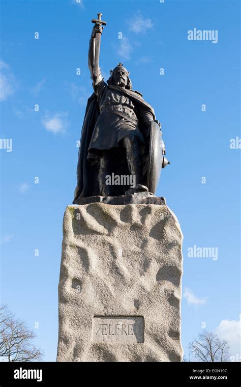Statue Of King Alfred The Great By Sir William Hamo Thornycroft The
