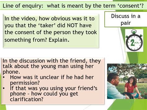 Understanding Sexual Consent Rse Pshe Ks4 Teaching Resources