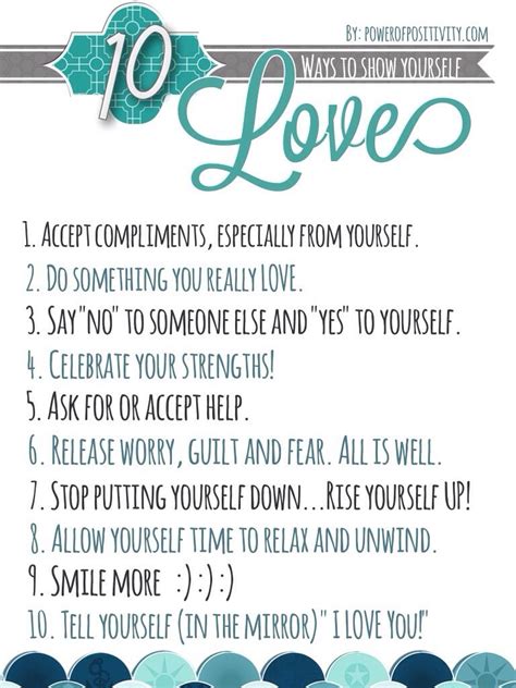 10 Simple Ways To Show Yourself Love