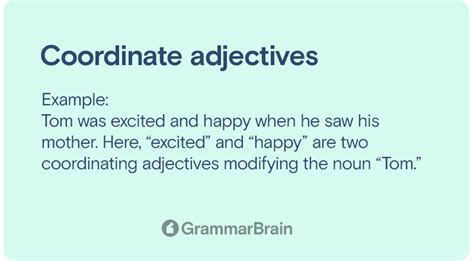 Understanding Coordinate Adjectives Definition Examples Grammar