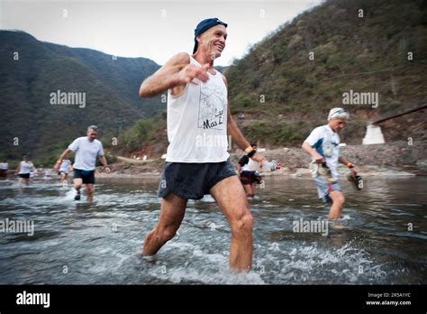 Micah True, also know as Caballo Blanco, hosts the Copper Canyon Ultra