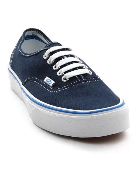 Vans U Authentic Navy Blue Sneakers In Blue For Men Lyst