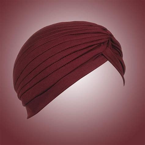 Twisted Pleated Readymade Polyester Turbanspagri Cap For Womens And Men