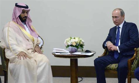 vladimir putin meets saudi defence minister for syria talks russia the guardian