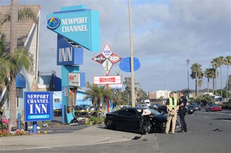 Vehicle Hits Pedestrian On West Coast Highway In Newport Beach Orange