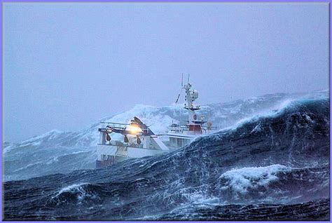 Amazing Images Blog Very Rough Water And Fishing On The Grand Banks